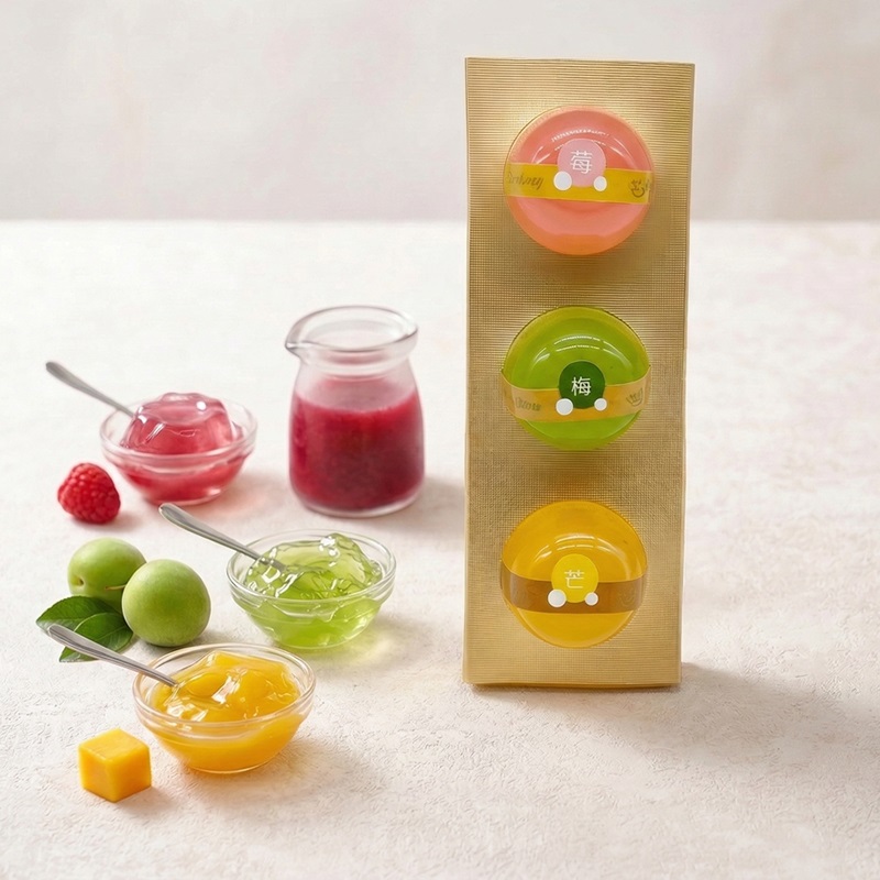 3-Flavor Variety Pack Fruit Jelly