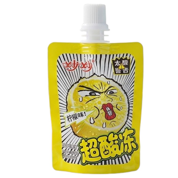 Super Sour Squeezable Jelly Drink  Pouch