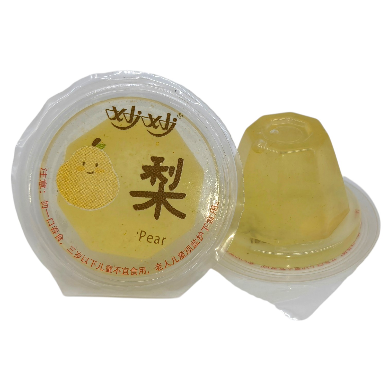 240g Refreshing Snow Pear Jelly Cups in Cute Pear-Shaped Pouch