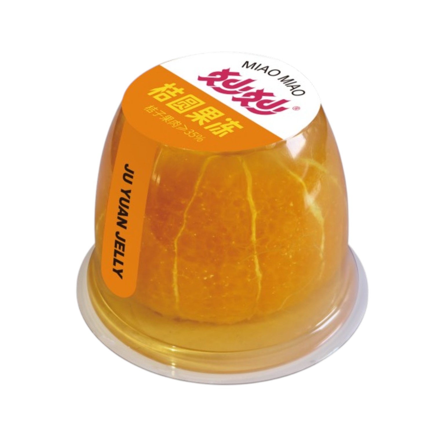 Halal Whole Natural Fruit Orange Jelly